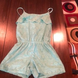 Teal Romper
